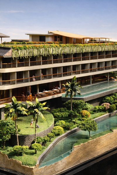 Aling-Aling Waterfall Resort - Back View